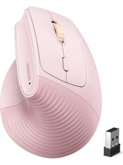 Ugreen M571 Ασύρματο Bluetooth Ποντίκι Vertical Pink