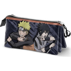Karactermania Naruto & Sasuke Κασετίνα με 3 Θήκες Πολύχρωμη 09468