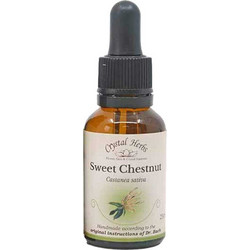 Crystal Herbs Sweet Chestnut Ανθοΐαμα σε Σταγόνες για Μελαγχολία & Απελπισία 25ml
