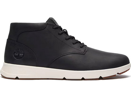 Timberland Parker Street Mid Ανδρικά Μποτάκια Μαύρα Λευκά Αδιάβροχα TB0A6C7TW021