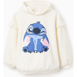 Zippy Lilo & Stitch Παιδικό Φούτερ με Κουκούλα Μπεζ Μωβ 31074948041