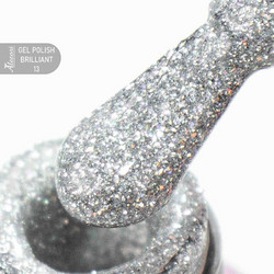 Alezori Brilliant Flash Effect 13 Glitter Ημιμόνιμο Βερνίκι Νυχιών 15ml