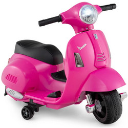 Costway Ηλεκτροκίνητη Παιδική Vespa 6V Φούξια TQ10310DE-PI