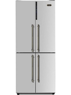 Lofra GFRS817-B29170027 Retro Ψυγείο Ντουλάπα 488lt Full No Frost Υ179.3xΠ83.3xΒ74cm Bronze Inox