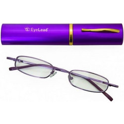 EyeLead Pocket Γυαλιά Πρεσβυωπίας +1.00 Μεταλλικά Μωβ