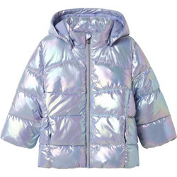 Name It Παιδικό Μπουφάν Χειμωνιάτικο Puffer Αδιάβροχο Αντιανεμικό Ασημί 13243663
