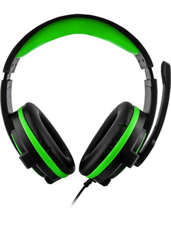 Nyko NX-2600 Gaming Headset Over Ear Black Green