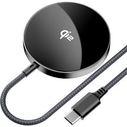 Acefast E24 Ασύρματος Φορτιστής Qi2 Pad με Καλώδιο USB-C 15W