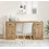 vidaXL Γραφείο Reception Ξύλινο 154.5x50x75cm 3402678