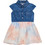 Guess Παιδικό Φόρεμα Floral Navy Μπλε Πολύχρωμο K5RK16D4EU0-P1AW