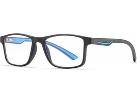 Techsuit TR90 F2388 Ανδρικά Γυαλιά Προστασίας Οθόνης Κοκάλινα Μαύρα Μπλε