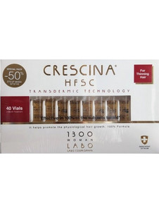 Crescina Transdermic HFSC Woman 1300 Αμπούλες κατά της Τριχόπτωσης 40x3.5ml
