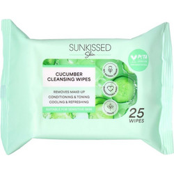 Sunkissed Skin Cucumber Μαντηλάκια Ντεμακιγιάζ 25τμχ