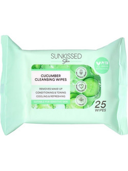 Sunkissed Skin Cucumber Μαντηλάκια Ντεμακιγιάζ 25τμχ