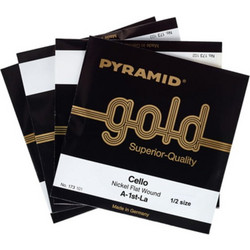 Pyramid Gold Σετ 4 Χορδές Τσέλου Nickel Plated Steel 1/2