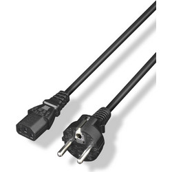 Yenkee YPC571 Καλώδιο Τροφοδοσίας Schuko to IEC C13 1.5m