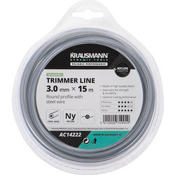 Krausmann AC14182 Μεσινέζα Στρογγυλή 3mm x 15m