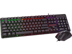 Zeroground KB-2400GUMS Azai v3.0 Σετ Gaming Πληκτρολόγιο RGB Black
