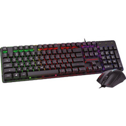 Zeroground KB-2400GUMS Azai v3.0 Σετ Gaming Πληκτρολόγιο RGB Black