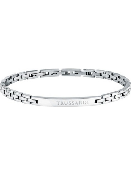 Trussardi Ανδρικό Βραχιόλι Χειροπέδα από Ατσάλι Ασημί TJAXV15