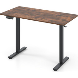 Costway Gaming Γραφείο Ξύλινο Ρυθμιζόμενο Ύψος 120x60x118cm CB10905DE-CF