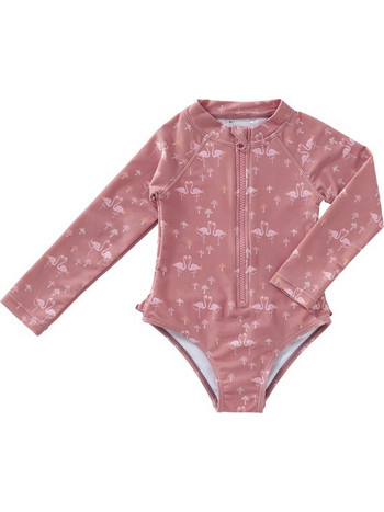 Fresk Flamingo Αντηλιακό UV Βρεφικό Μαγιό Ολόσωμο για Κορίτσι Ροζ FR-SW2584