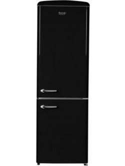 Omnys WNT-EPQ33025BLC Retro Ψυγειοκαταψύκτης No Frost Υ190xΠ60xΒ73.5cm Μαύρος