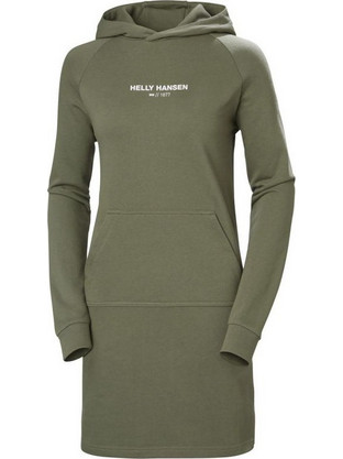 Helly Hansen Mini Καθημερινό Μπλουζοφόρεμα Χακί 54079-421