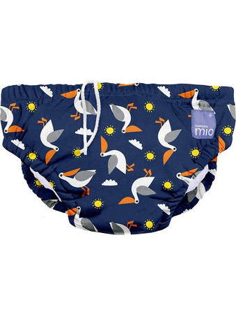 Bambino Mio Pelican Βρεφικό Μαγιό Πάνα για Αγόρι Navy Μπλε