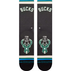Stance Energy NBA Milwaukee Bucks Ανδρικές Κάλτσες Ψηλές με Σχέδια Ανθρακί A556D25MBS-MUL