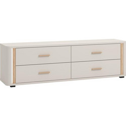 Fylliana Έπιπλο Τηλεόρασης Ξύλινο Oak Μ177xΠ40xΥ52cm YORK 4F 11014455