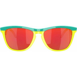 Oakley OO9289 02 Γυναικεία Γυαλιά Ηλίου Πεταλούδα Κοκάλινα Κίτρινο Πράσινο με Πορτοκαλί Φακό
