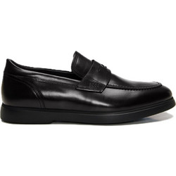Boss Shoes Ανδρικά Μοκασίνια Loafers Δερμάτινα Μαύρα C7804