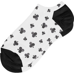 Dimisocks Do You Dare Clover Ανδρικές Κάλτσες Κοντές με Σχέδια Λευκές 50036
