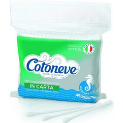 Cotoneve Μπατονέτες Βαμβακερές Χάρτινες 160τμχ