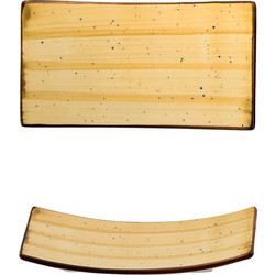 Bone Πιάτα Ρηχά Πορσελάνης Ορθογώνια 7.9x14.7cm 6τμχ M127157