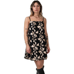 Helmi Mini Βραδινό Φόρεμα Floral Μαύρο 56-05-103