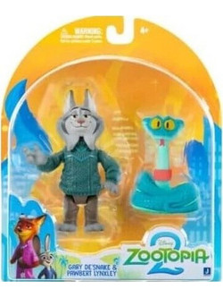 Jazwares Disney Zootropolis Gary De Snake & Pawbert