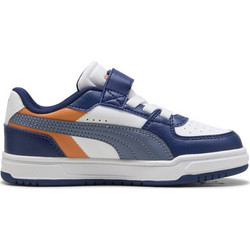Puma Caven III Παιδικά Sneakers Navy Μπλε Πορτοκαλί 406891-01