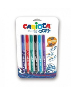 Carioca Oops Σετ Στυλό Gel που Σβήνει 6τμχ