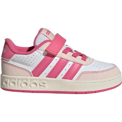 Adidas Breakbase Παιδικά Sneakers Μπεζ Φούξια JP9294