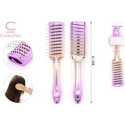 Cosmofan 98418 Βούρτσα Μαλλιών για Ξεμπέρδεμα Ροζ Μωβ