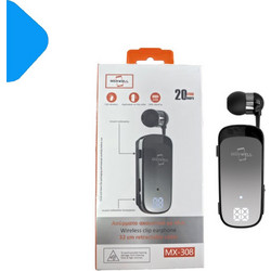 Maxwell MX-308 Ακουστικό Bluetooth In Ear Black