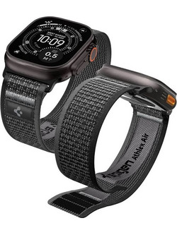 Spigen Athlex Air 2 Λουράκι Υφασμάτινο Active Grey (Apple Watch 44 / 45 / 46 / 49mm)