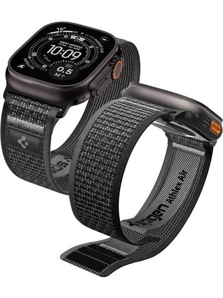 Spigen Athlex Air 2 Λουράκι Υφασμάτινο Active Grey (Apple Watch 44 / 45 / 46 / 49mm)