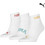 Puma Ανδρικές Κάλτσες Κοντές με Σχέδια Λευκές 3Pack 938636