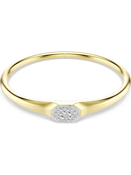 Swarovski Γυναικείο Βραχιόλι Χειροπέδα Βέργα Αλυσίδα Xρυσό 5724597