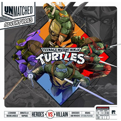 iello Unmatched Adventures Teenage Mutant Ninja Turtles Επιτραπέζιο Παιχνίδι 9+ Ετών για 2-3 Παίκτες