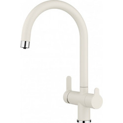Blanco Trima 526979 Μπαταρία Κουζίνας Πάγκου Τριπλής Παροχής Ανάμεικτη Λευκή