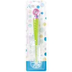 Kiokids Βούρτσα Καθαρισμού Μπιμπερό Lime Ροζ 1123